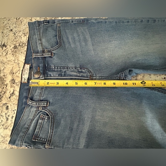 Free People High Rise Medium Wash Stretch Skinny Ankle Jeans Size 27 - Picture 11 of 12